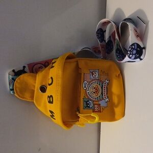 Yellow Kids Cartoon Character Crossbody Sling Bag